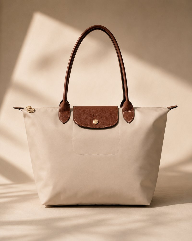 Cartera Longchamp Le Pliage Beige